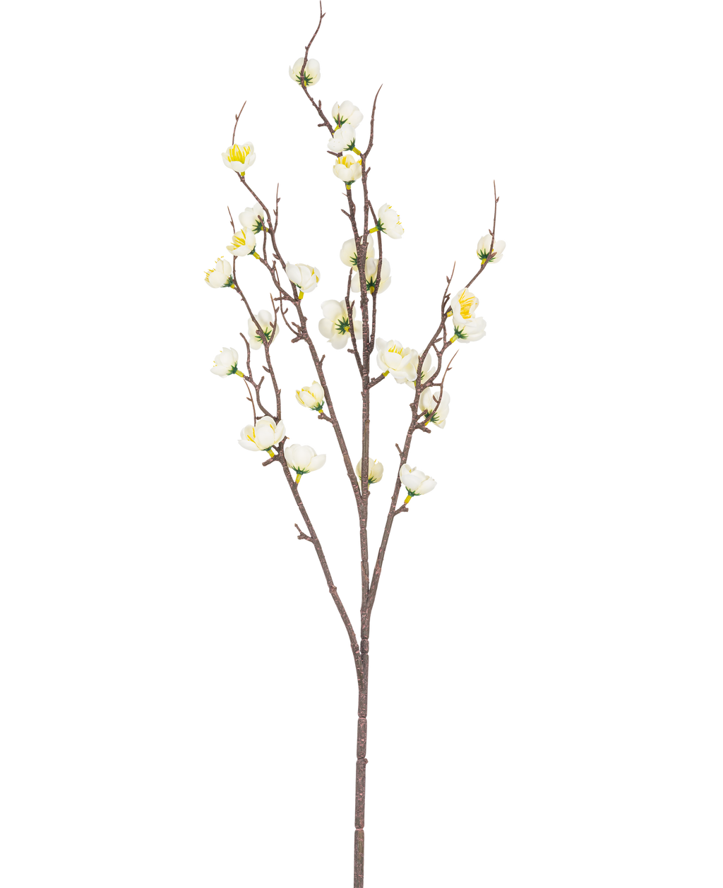 Fleur de cerisier japonais artificielle 94 cm blanc