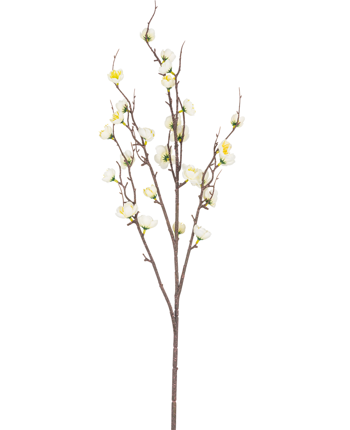Fleur de cerisier japonais artificielle 94 cm blanc