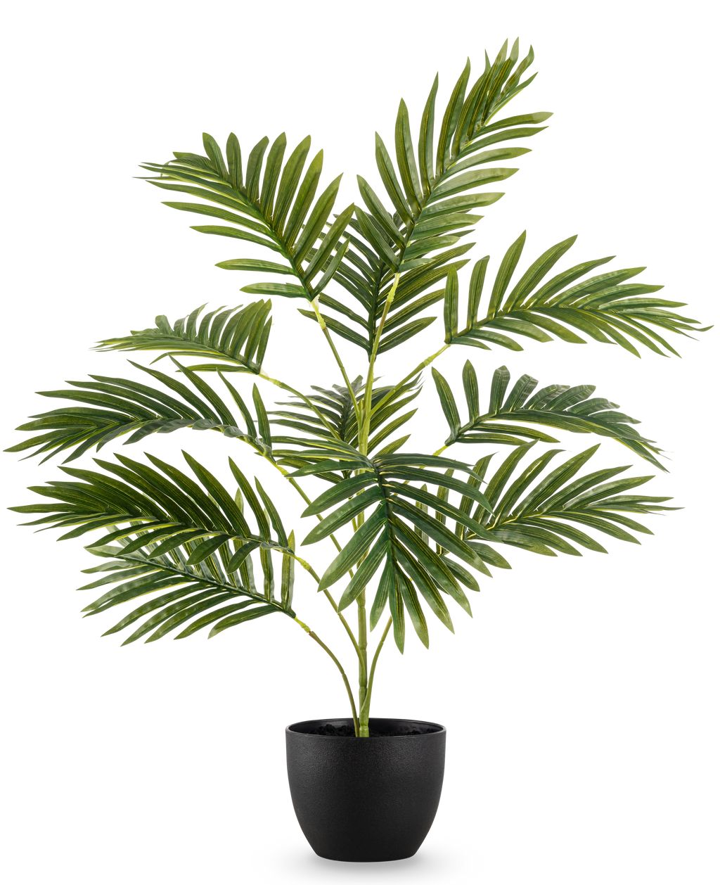 Palmier artificiel Phoenix 65 cm dans un pot décoratif noir