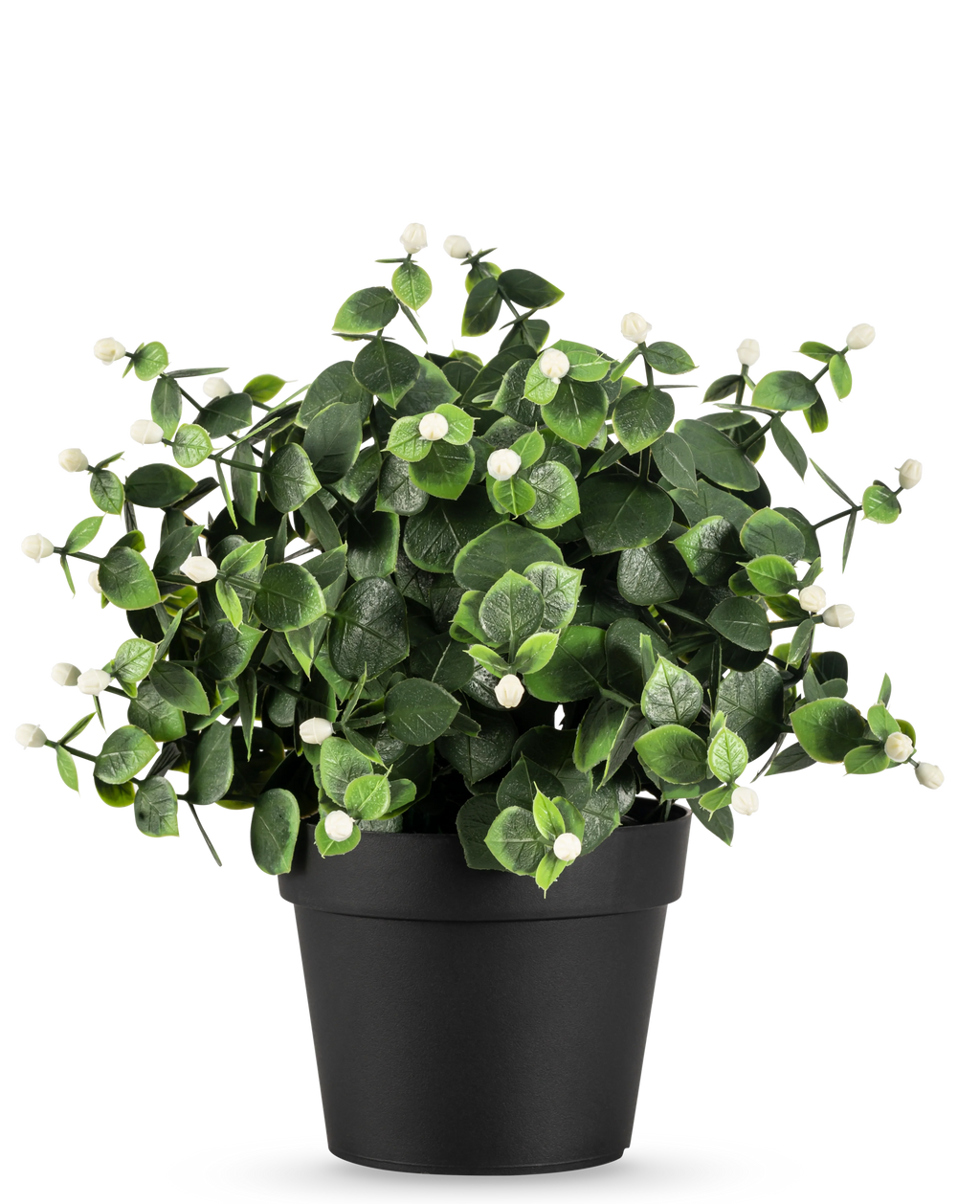 Plante artificielle Eucalyptus blanc en pot 22 cm UV