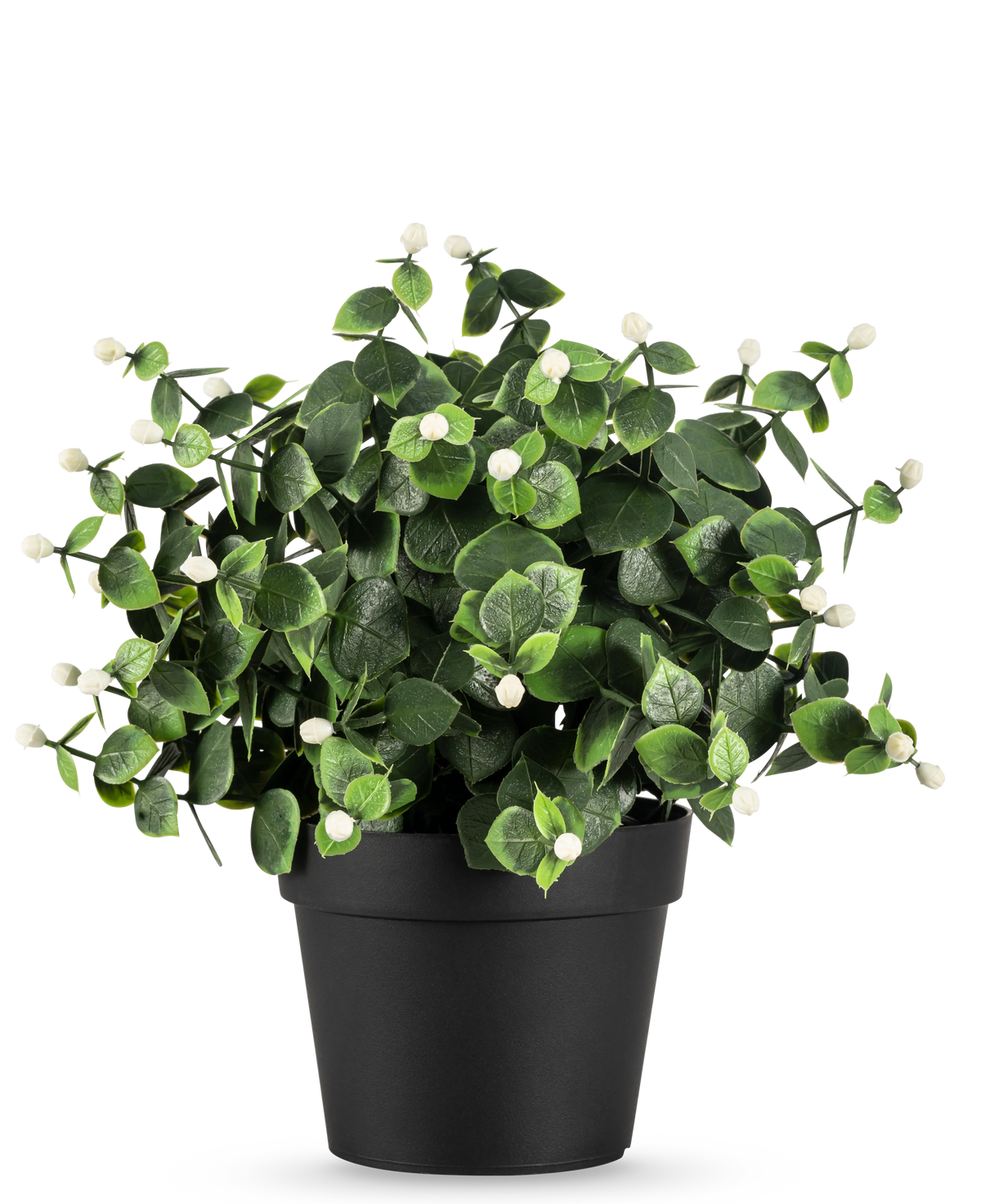 Plante artificielle Eucalyptus blanc en pot 22 cm UV