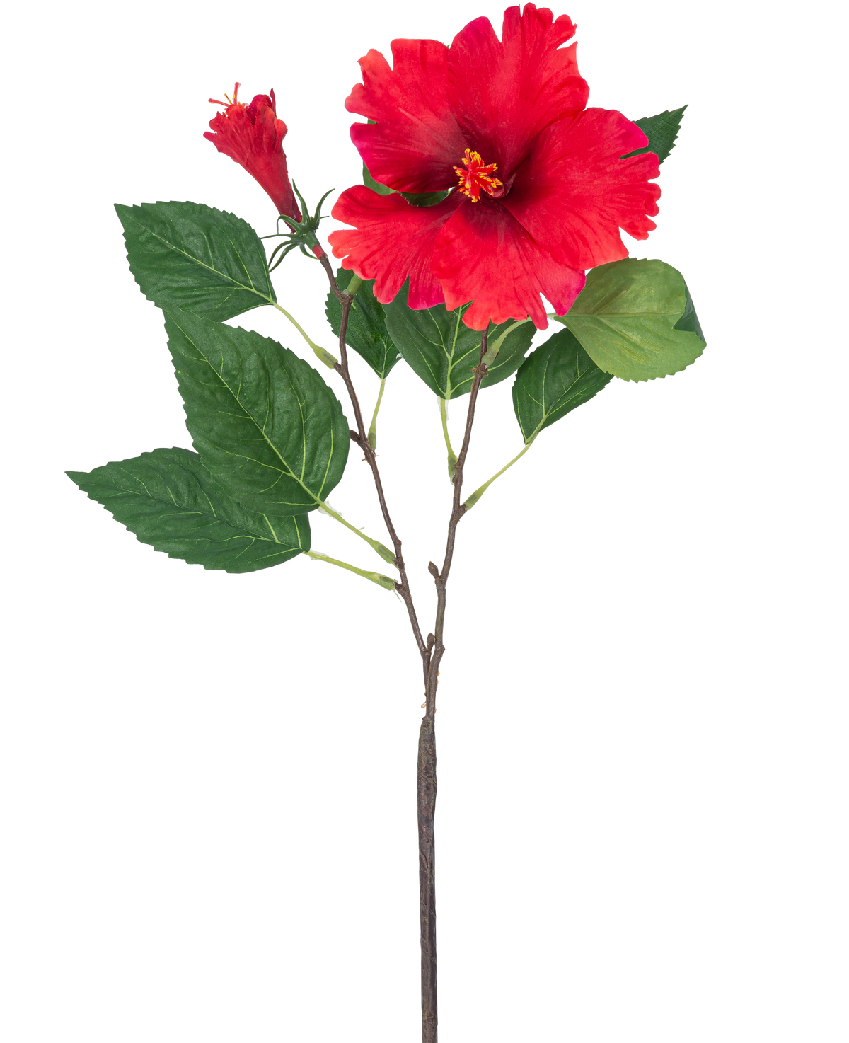Fleur artificielle Hibiscus 73 cm rouge