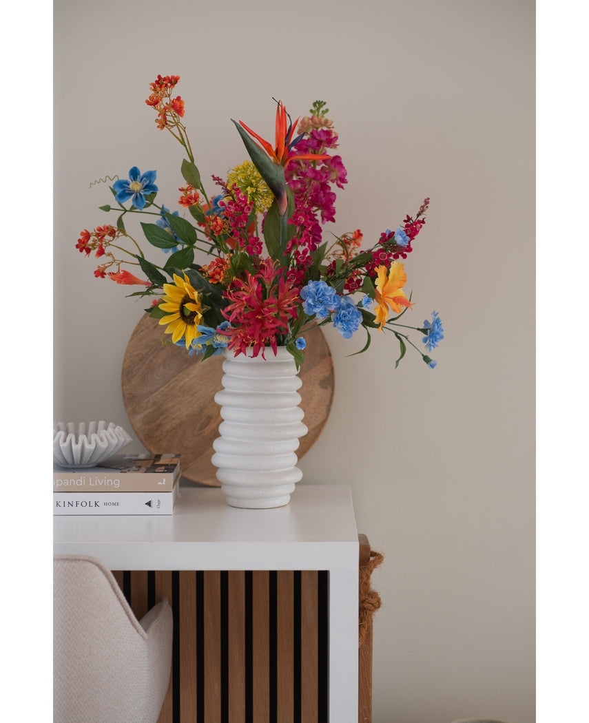 Fleur artificielle Hibiscus 73 cm jaune