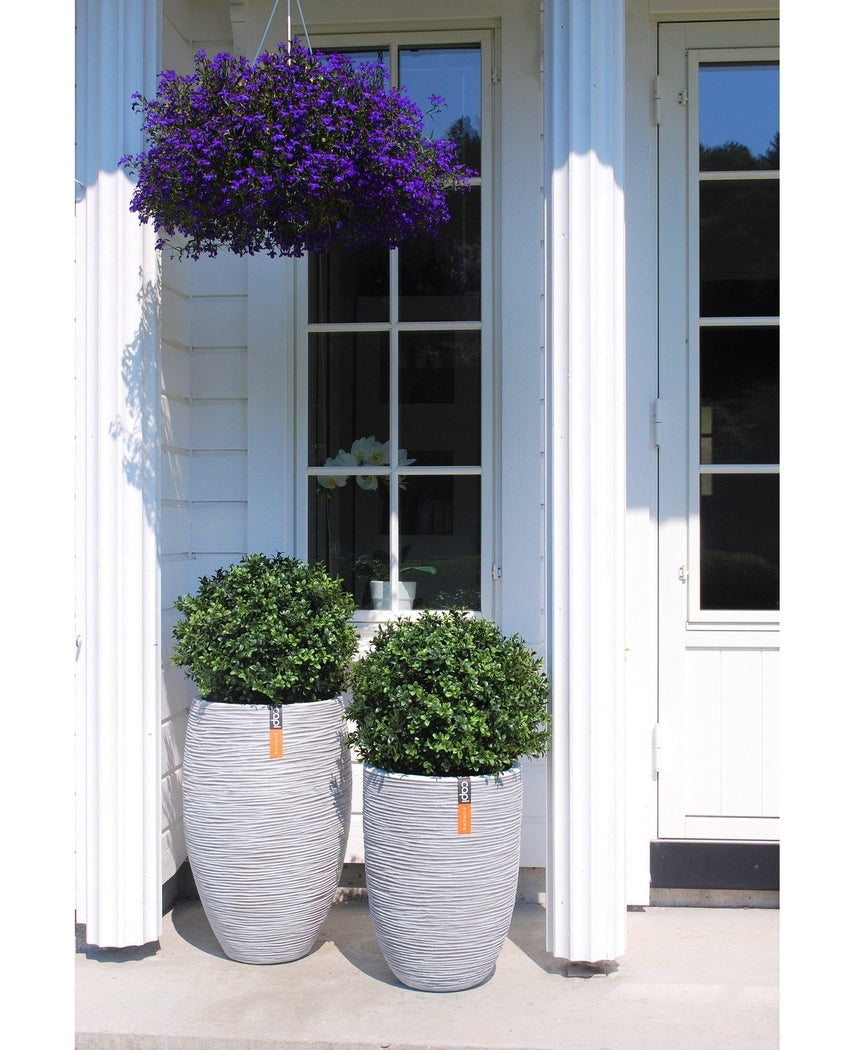 Plante Boule de buis artificiel sur tige d40 cm UV