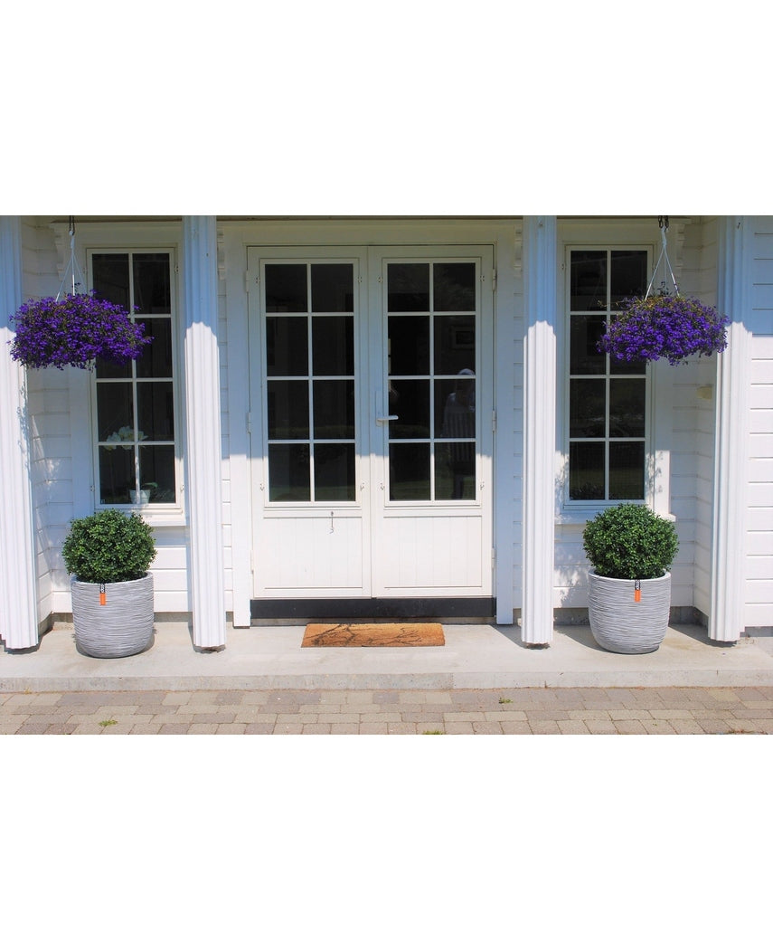 Plante Boule de buis artificiel sur tige d45 cm UV