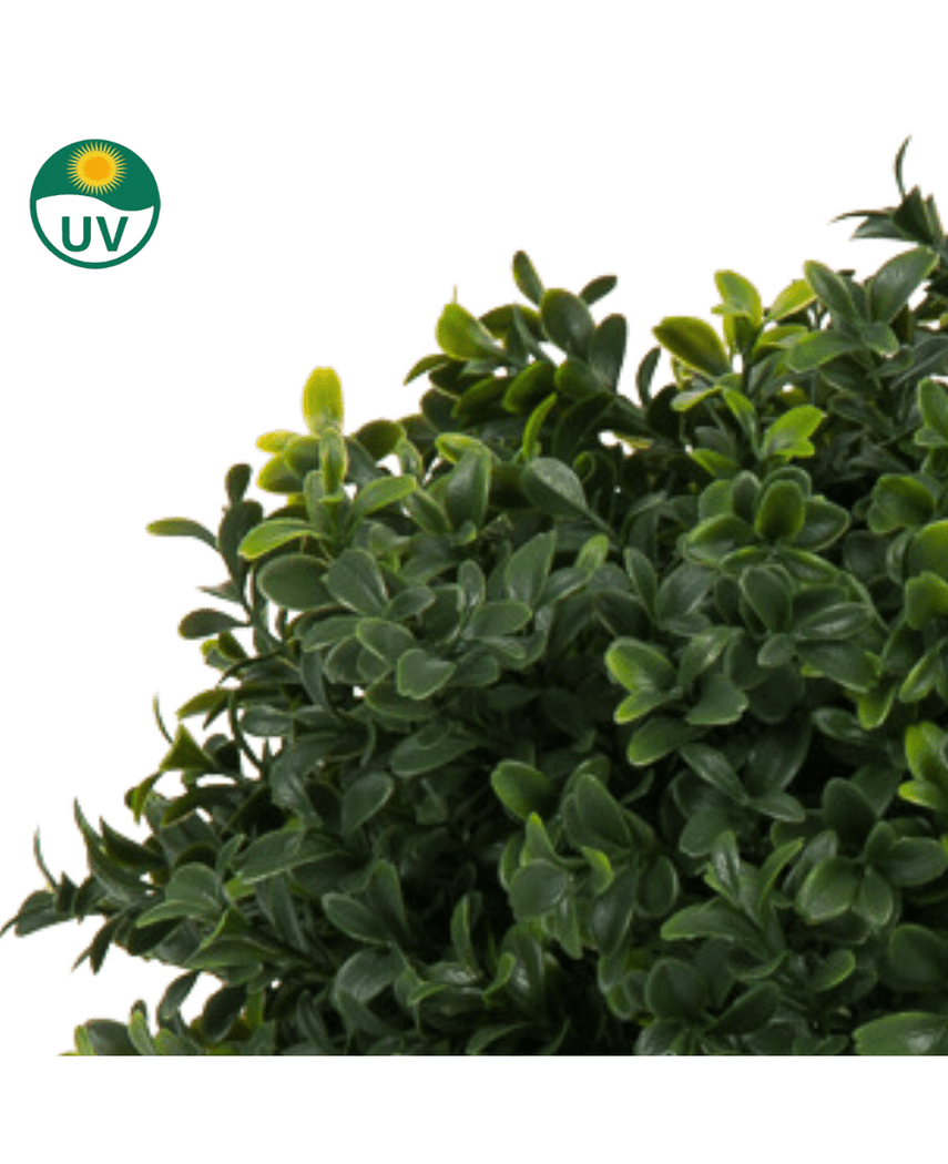 Plante Boule de buis artificiel sur tige d45 cm UV