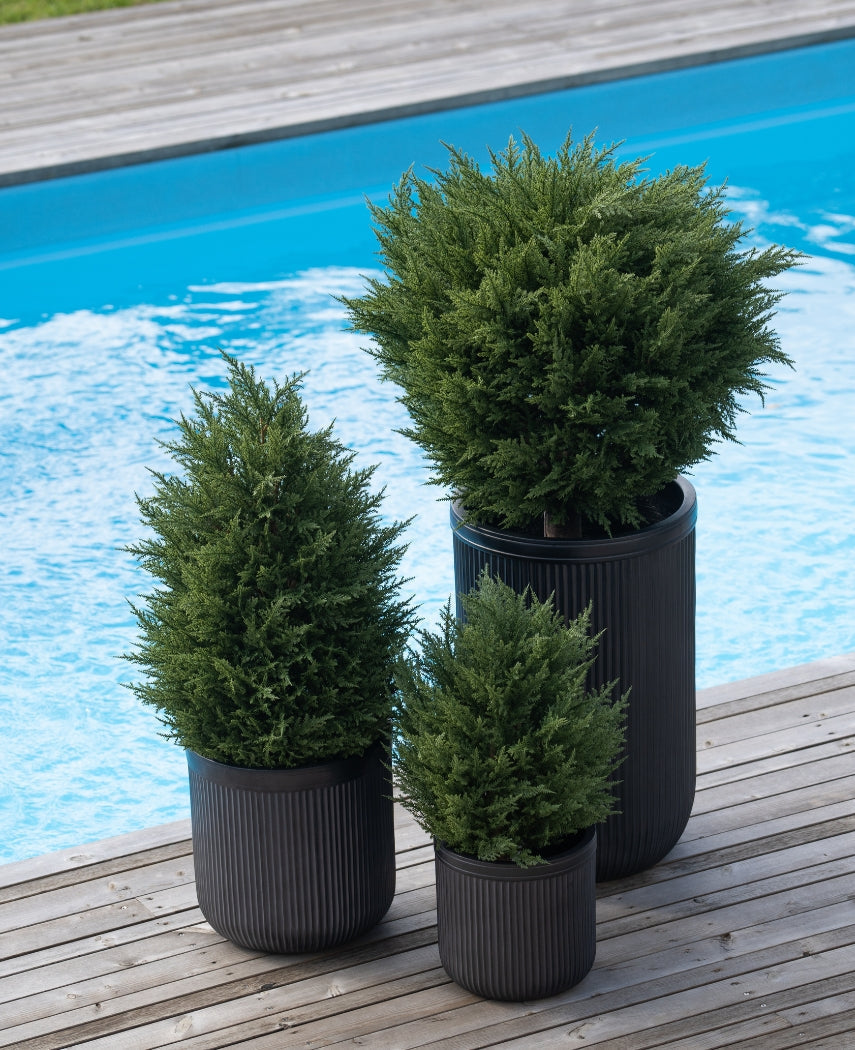 Plante Cyprès artificiel deluxe 60 cm UV