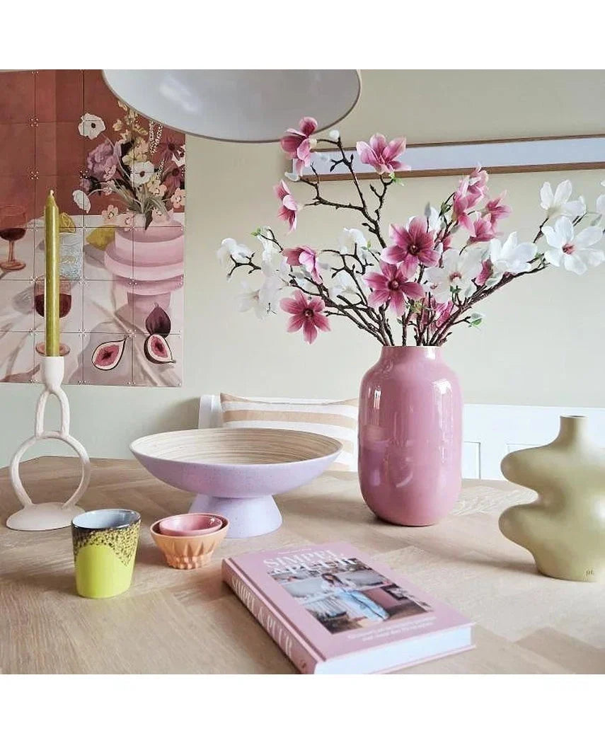 Branche artificielle Magnolia à petites fleurs 89 cm blanc
